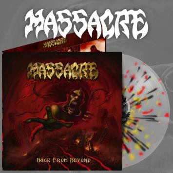 Back from Beyond (crystal clear with black, red & yellow splatter vinyl)